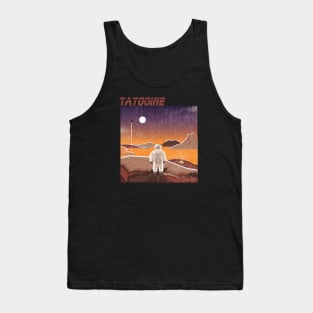 Visit Tatooine, Vintage, Retro, travel agent, movie, tatooine Tank Top